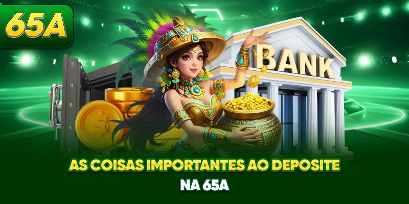 As coisas importantes ao deposite na 65A As coisas importantes ao deposite na 65A