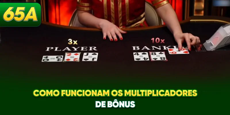Como funcionam os multiplicadores de bônus