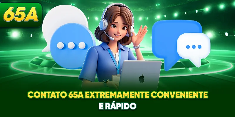 Contato 65A extremamente conveniente e rápido Contato 65A extremamente conveniente e rápido
