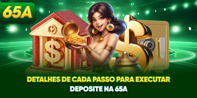Detalhes de cada passo para executar deposite na 65A Detalhes de cada passo para executar deposite na 65A