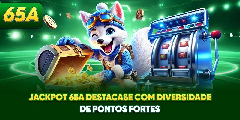 Jackpot 65A destaca-se com diversidade de pontos fortes