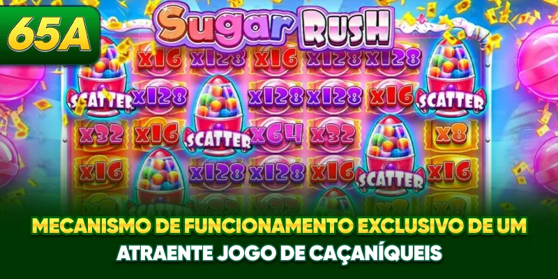 Mecanismo de funcionamento exclusivo de um atraente jogo de caça-níqueis