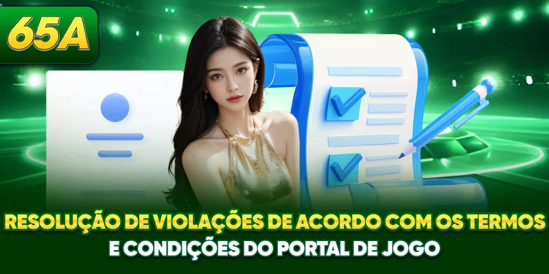 Resolução de violações de acordo com os termos e condições do portal de jogo Resolução de violações de acordo com os termos e condições do portal de jogo