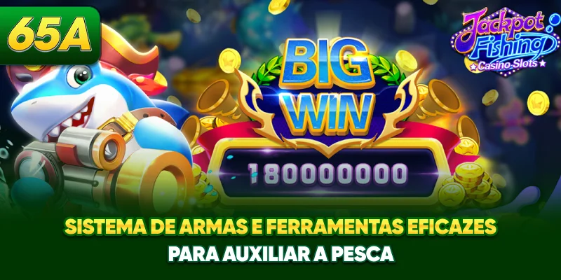 Sistema de armas e ferramentas eficazes para auxiliar a pesca