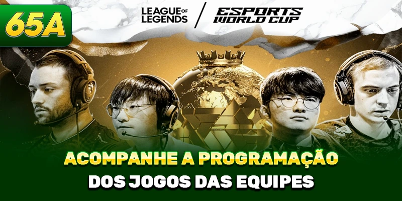 Acompanhe a programação dos jogos das equipes 