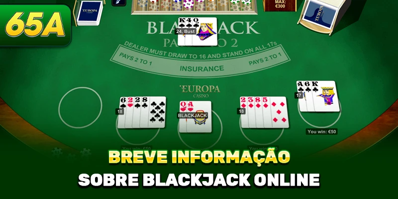 Breve informação sobre Blackjack online 