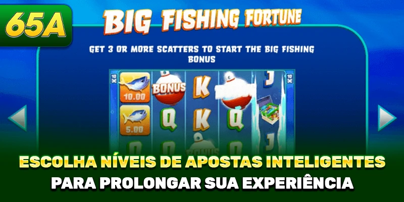 Escolha níveis de apostas inteligentes para prolongar sua experiência
