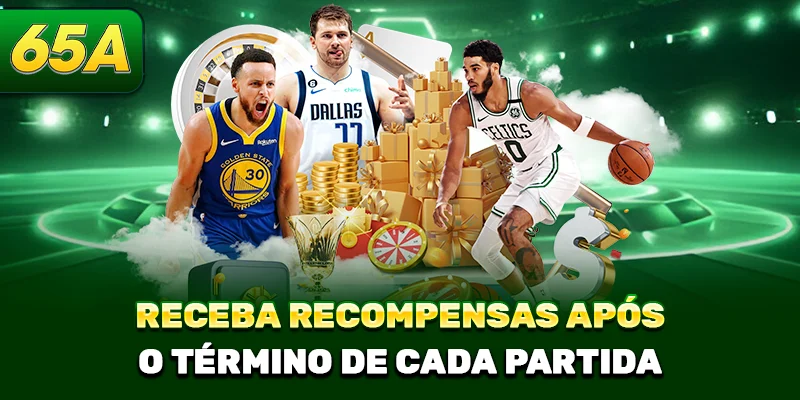 Receba recompensas após o término de cada partida.